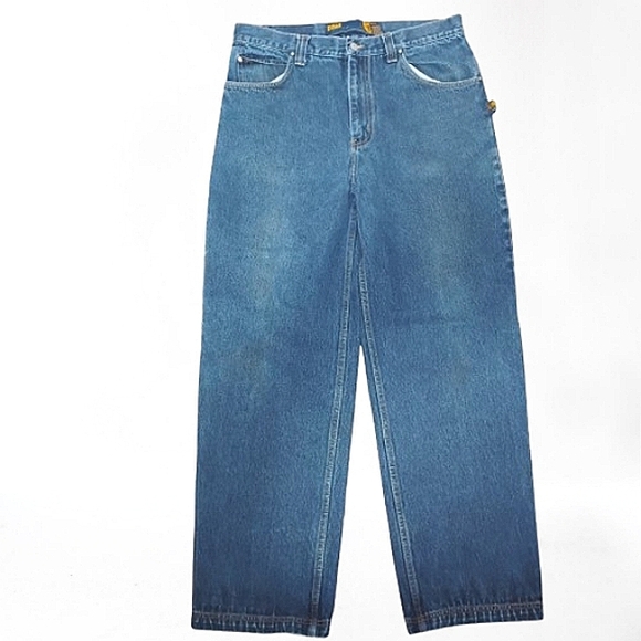 Y2K Baggy Carpenter Denim Jeans DNM Denim Attitude Hip Hop 37x32 Skater Urban - Picture 11 of 16